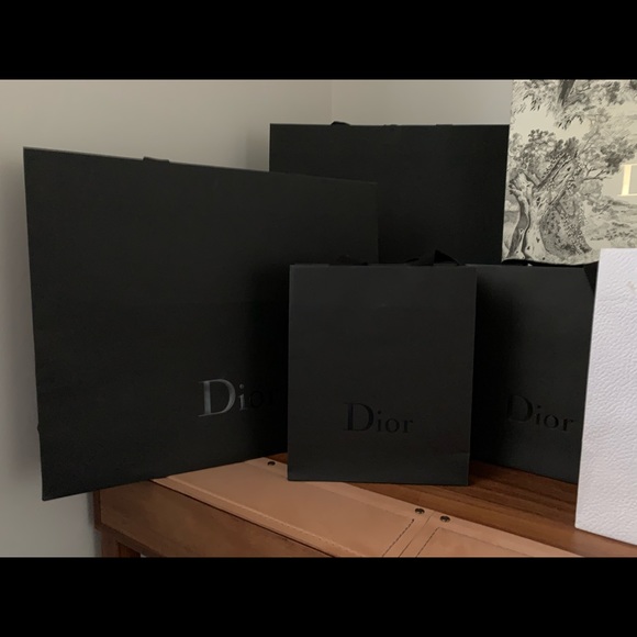 💯Authentic Christian Dior Paper Shopping Bags - Picture 2 of 2